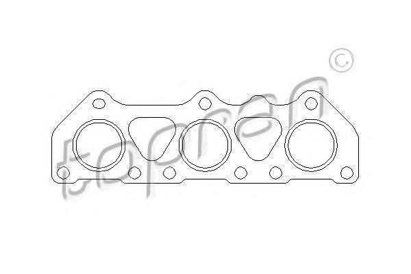 Прокладка, выпускной коллектор TOPRAN