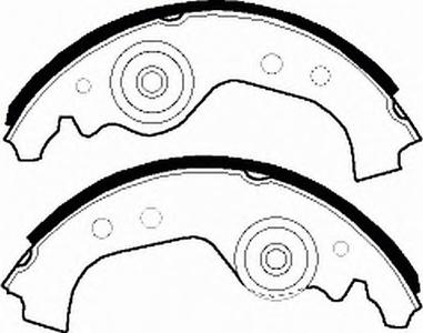 Комплект тормозных колодок FERODO FSB27