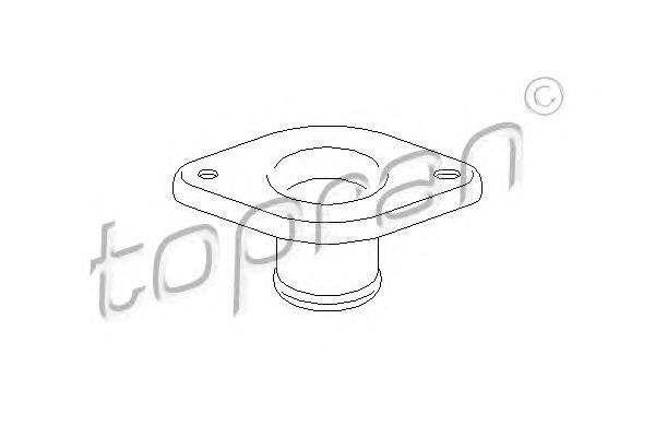Фланец охлаждающей жидкости TOPRAN