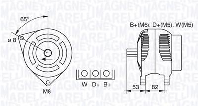 Генератор MAGNETI MARELLI