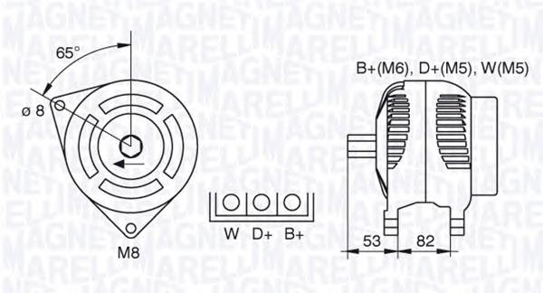 Генератор MAGNETI MARELLI