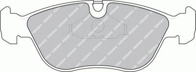 Комплект тормозных колодок, дисковый тормоз FERODO FDB1285