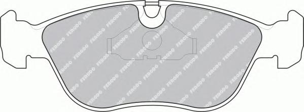 Комплект тормозных колодок, дисковый тормоз FERODO