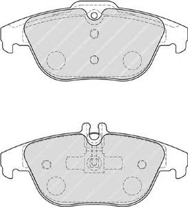 Комплект тормозных колодок, дисковый тормоз FERODO FDB4220