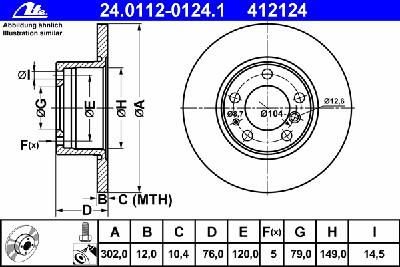 Тормозной диск ATE 24.0112-0124.1