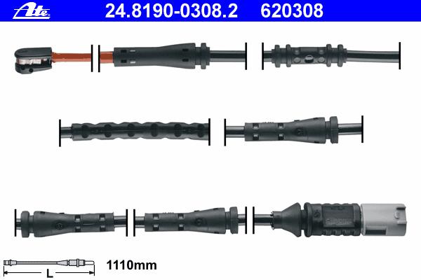Датчик износа тормозных колодок ATE