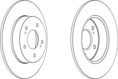 Тормозной диск FERODO DDF1110