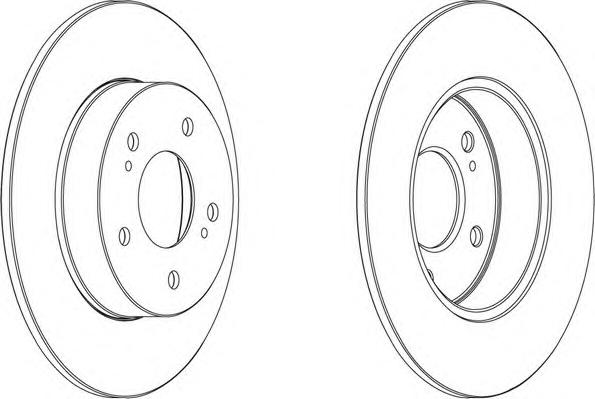 Тормозной диск FERODO