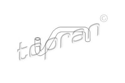 Патрубок системы охлаждения TOPRAN 109 012