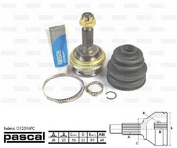 ШРУС PASCAL G12016PC