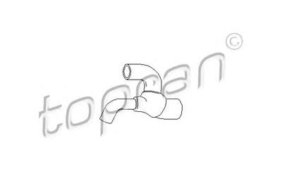Патрубок системы охлаждения TOPRAN 206 658