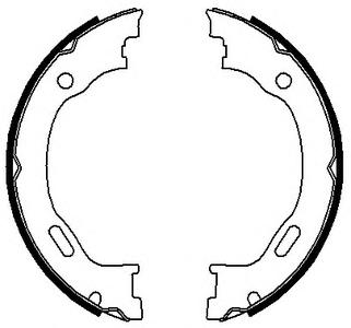 Комплект тормозных колодок, стояночная тормозная система FERODO FSB662
