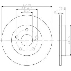 Тормозной диск TEXTAR 98200 1640 0 1