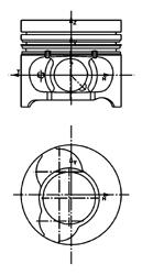 Поршень KOLBENSCHMIDT 40 465 600