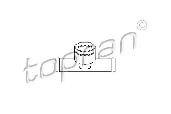 Фланец охлаждающей жидкости TOPRAN