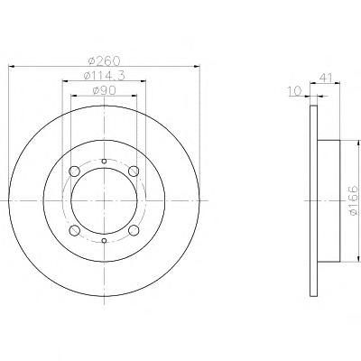 Тормозной диск TEXTAR