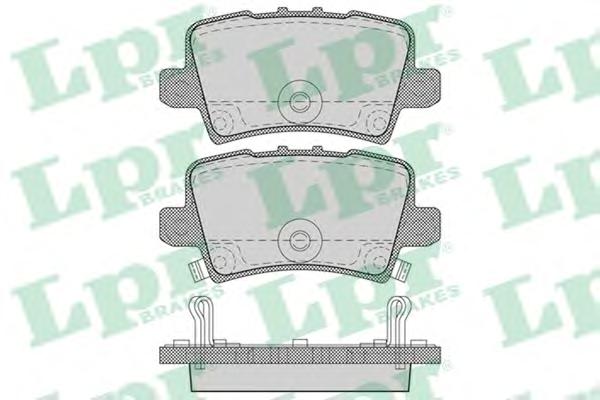 Комплект тормозных колодок, дисковый тормоз LPR