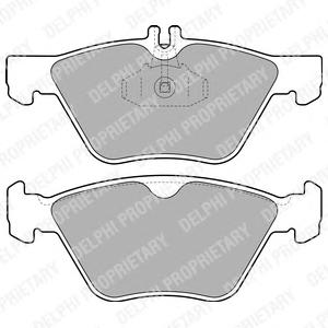 Комплект тормозных колодок, дисковый тормоз DELPHI