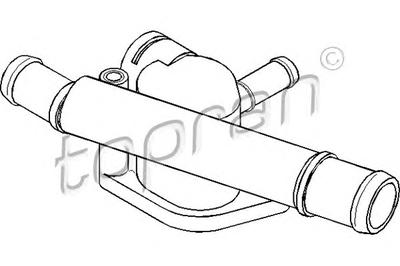 Фланец охлаждающей жидкости TOPRAN