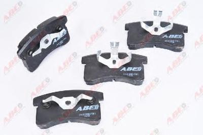 Комплект тормозных колодок, дисковый тормоз ABE C16010ABE
