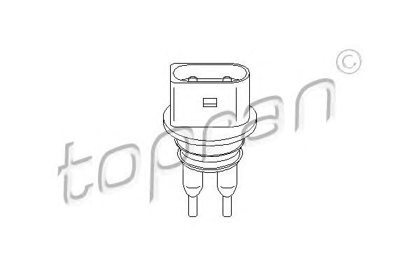 Датчик уровня, запас воды для очистки TOPRAN