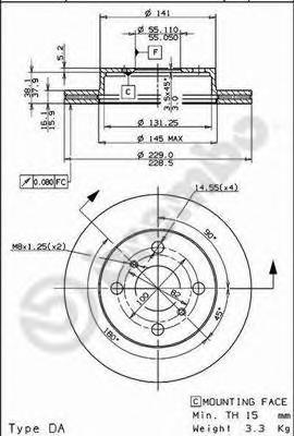 Тормозной диск BREMBO