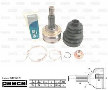 ШРУС PASCAL G12093PC