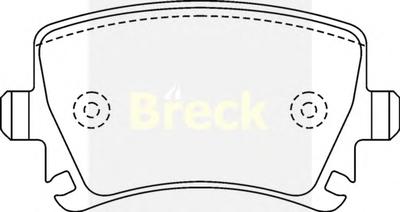 Комплект тормозных колодок, дисковый тормоз BRECK 23914 00 704 00