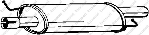 Средний глушитель выхлопных газов BOSAL