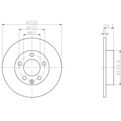 Тормозной диск TEXTAR