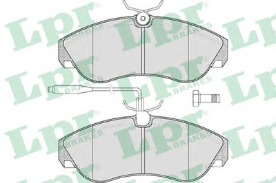 Комплект тормозных колодок, дисковый тормоз LPR 05P494