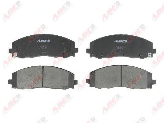 Комплект тормозных колодок, дисковый тормоз ABE