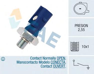 Датчик давления масла FAE 12875