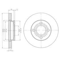 Тормозной диск DELPHI BG2272