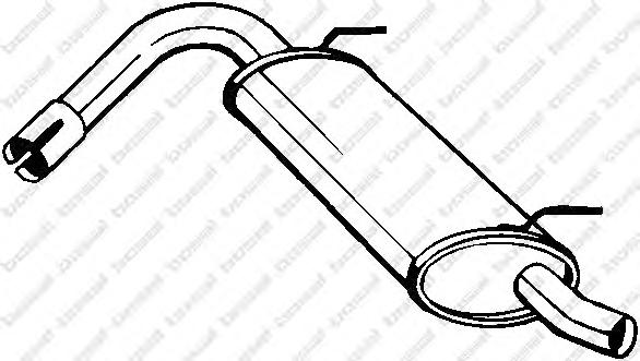 Глушитель BOSAL