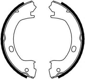 Комплект тормозных колодок, стояночная тормозная система FERODO FSB4073