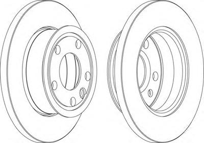Тормозной диск FERODO DDF426