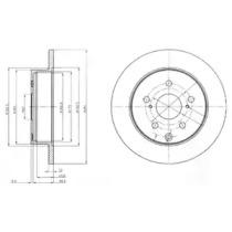 Тормозной диск DELPHI BG4115