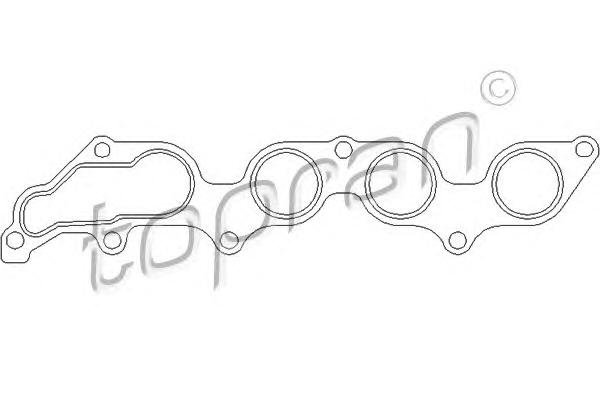 Прокладка, выпускной коллектор TOPRAN