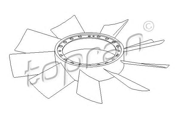 Крыльчатка вентилятора TOPRAN