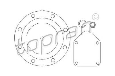 Мембрана, вакуумный насос TOPRAN 101 494