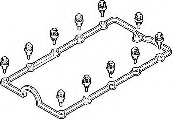 Комплект прокладок, крышка головки цилиндра ELRING