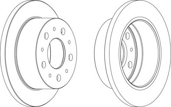Тормозной диск FERODO