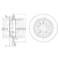 Тормозной диск DELPHI BG3515