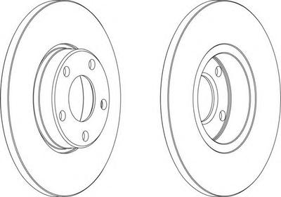 Тормозной диск FERODO DDF324