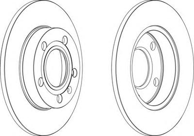 Тормозной диск FERODO DDF1709