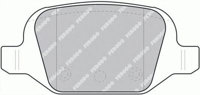 Комплект тормозных колодок, дисковый тормоз FERODO FDB1324