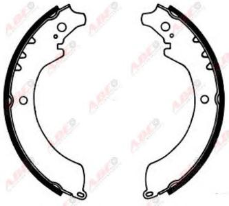 Комплект тормозных колодок ABE C06007ABE