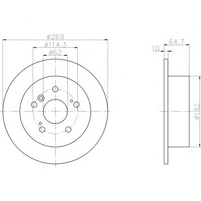 Тормозной диск TEXTAR
