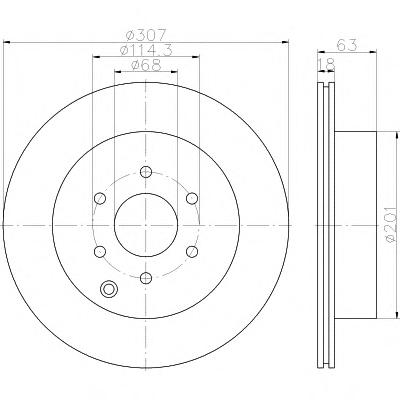 Тормозной диск TEXTAR